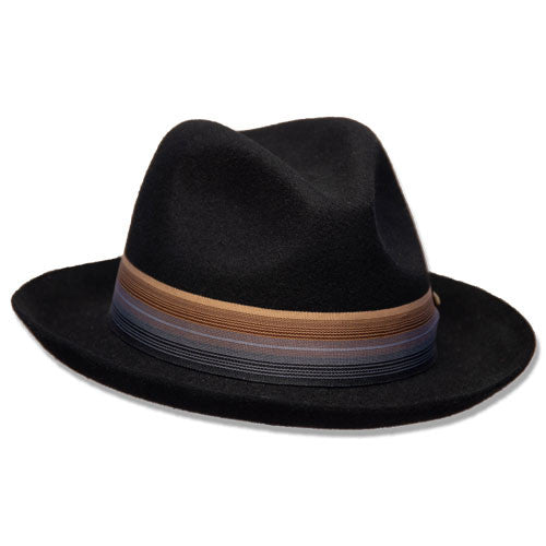 Saint Martin - Wool Felt Upturn Fedora (Profile Side)