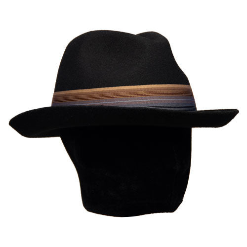 Saint Martin - Wool Felt Upturn Fedora (Model Right)