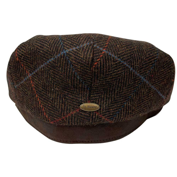 Saint Martin - Brown Wool Ivy Cap - Back