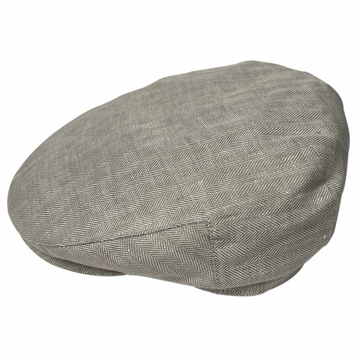 Saint Martin - Beige Flat Cap - Side