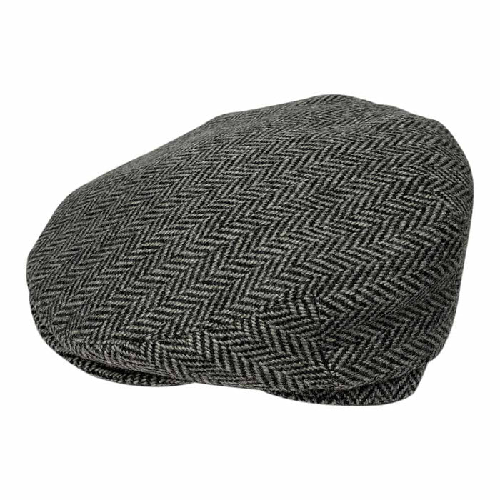 Saint Martin - Grey Wool Felt Ivy Cap - Side