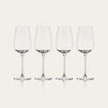Sauvignon blanc glasses glassware by Fable Home, shown in a clear finish. – #clear