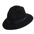 Scala - Black Crushable Wool Felt Safari Hat