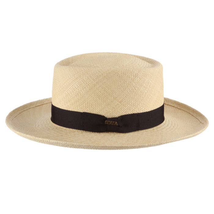 Scala - Grade 3 Panama Gambler Hat - Side