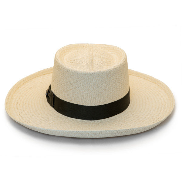 Scala - Masa Big Brim Grade 3 Gambler Panama Hat - Back