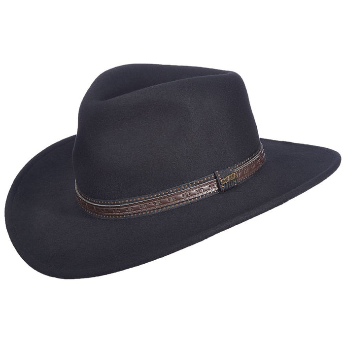 Scala - Outdoor Wide Brim Hat in Black