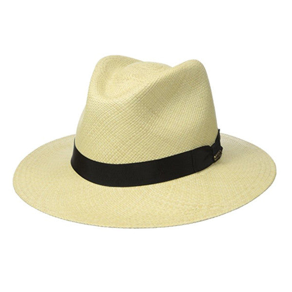 Scala - Panama Bubble Top Safari Hat - Front View