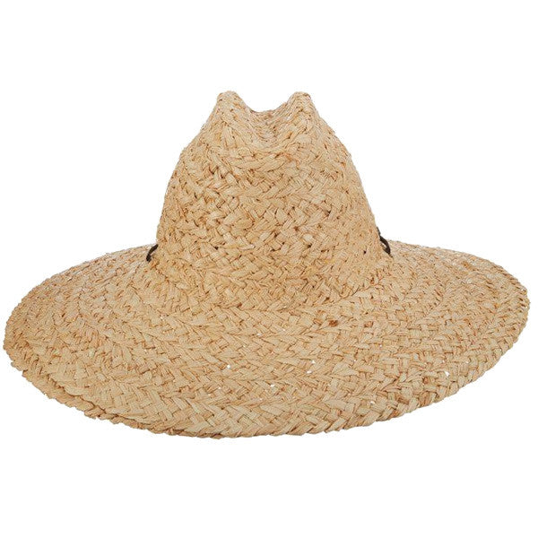 Scala Raffia Lifeguard Hat - Back