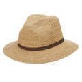 Scala - Tulum Crocheted Raffia Safari Hat - Style