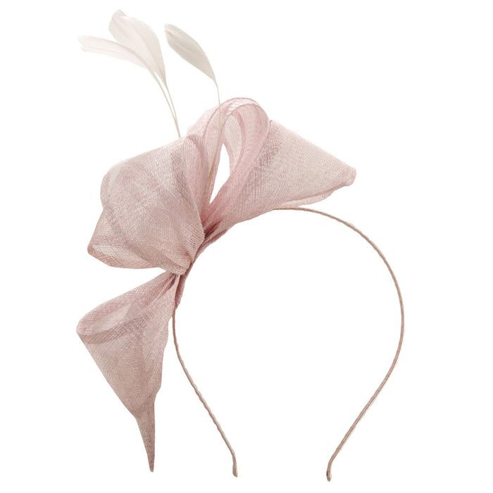 Scala - Pink Sinamay Headband Fascinator