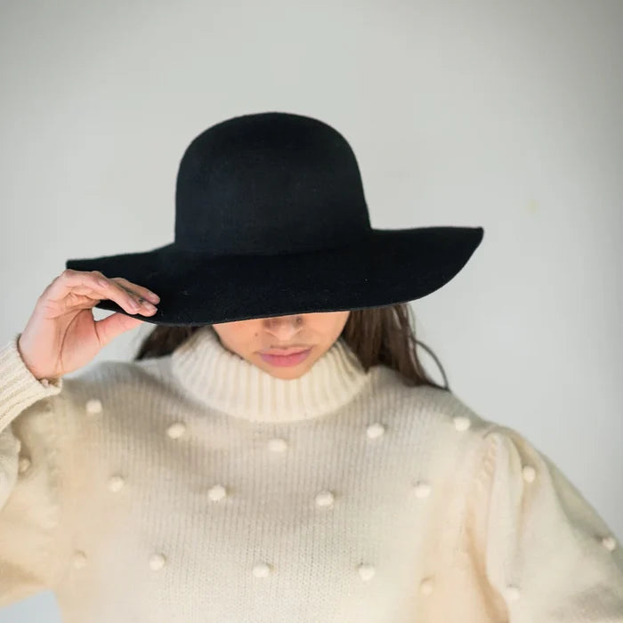 Scala- Sonora Wool Felt Floppy Hat