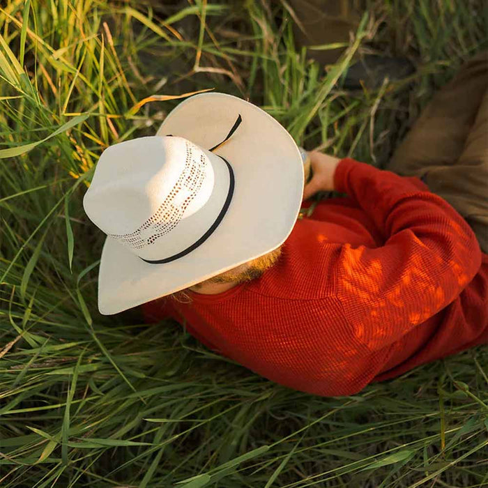 Seager - 4X Longhorn Straw Cowboy Hat