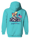 SEARCH AND RESCUE PUP, ADULT HOODIE PUPPIE LOVE
