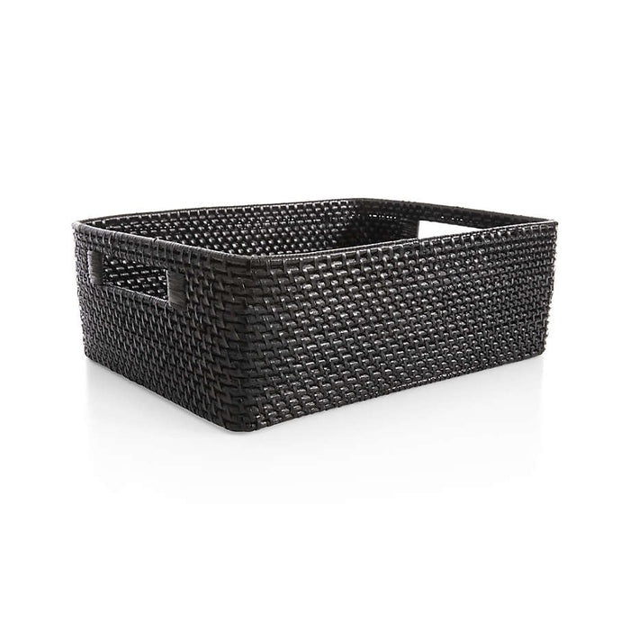 Sedona Black Low Open Tote