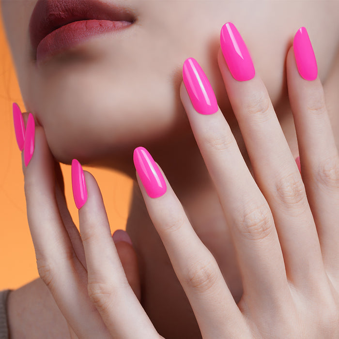 Semi-Cured Gel Nail Wraps - Candy Pink