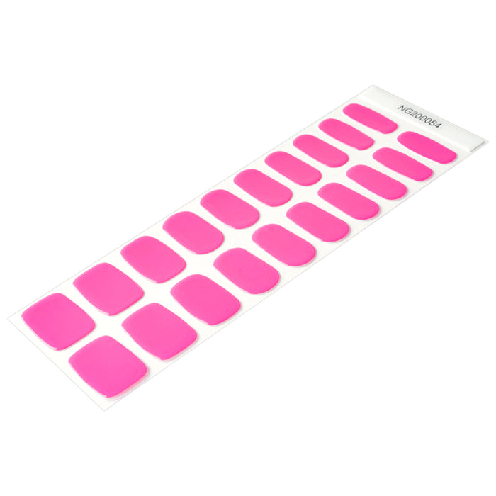 Semi-Cured Gel Nail Wraps - Candy Pink