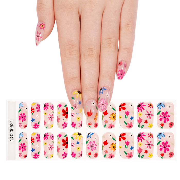 Semi-Cured Gel Nail Wraps - Hello June