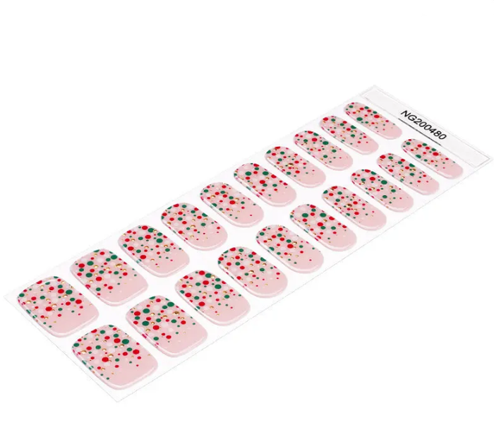 White Smoke Semi-Cured Gel Nail Wraps Holi-dazzle