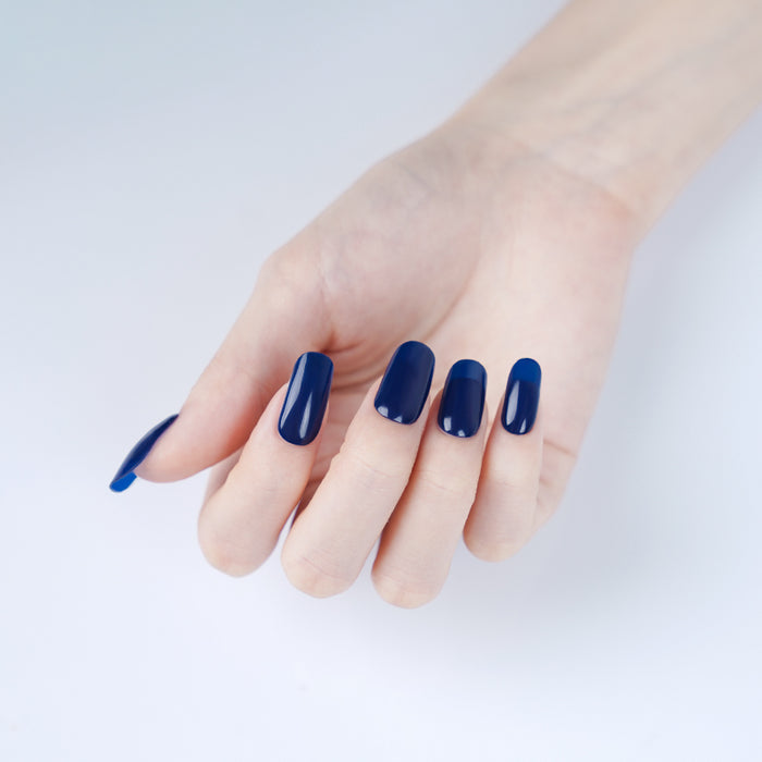 Semi-Cured Gel Nail Wraps - Ink Blue