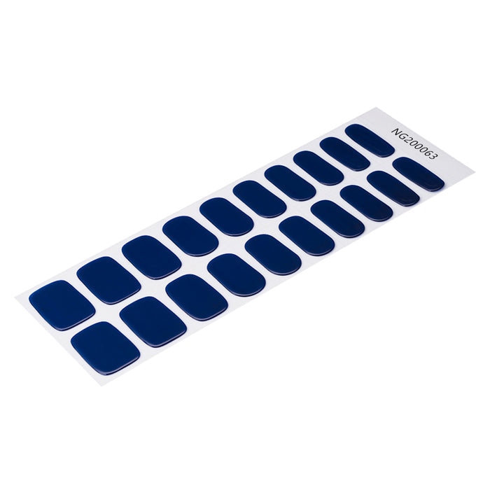 Semi-Cured Gel Nail Wraps - Ink Blue
