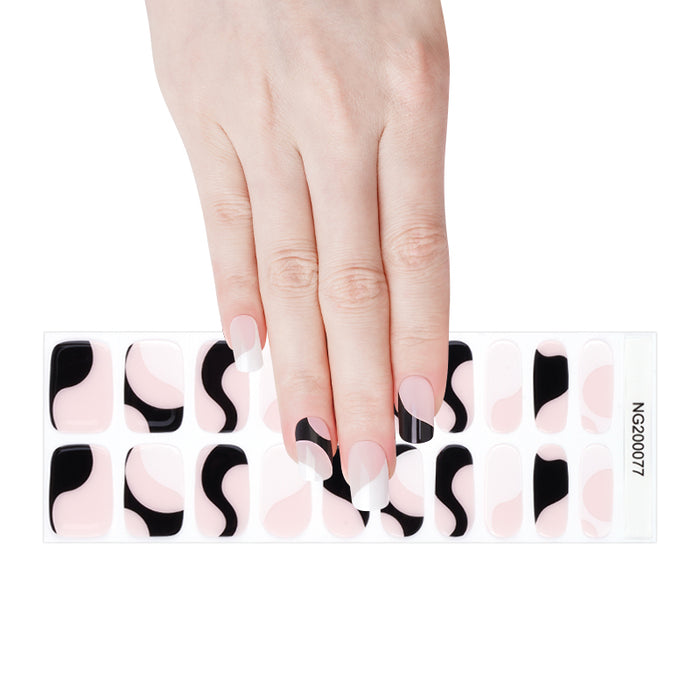 Semi-Cured Gel Nail Wraps - Yin & Yang