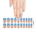 White Smoke Semi-Cured Gel Nail Wraps Picnic Perfect