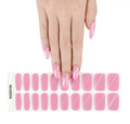 White Smoke Semi-Cured Gel Nail Wraps Pink Me Up