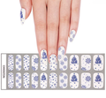 White Smoke Semi-Cured Gel Nail Wraps Snowflake Royale