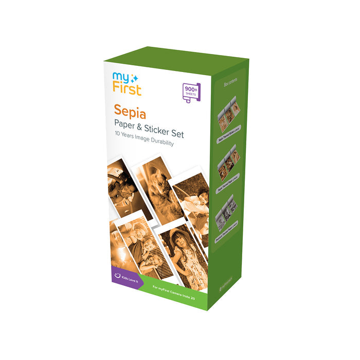 Sepia Thermal Paper & Sticker Pack for myFirst Camera Insta 20