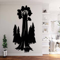 Sequoia Tree - Metal Wall Art - MetalPlex