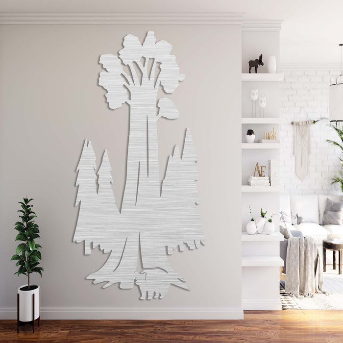 Sequoia Tree - Metal Wall Art - MetalPlex