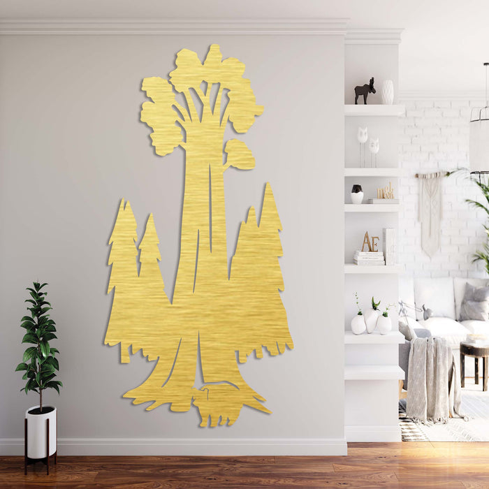 Sequoia Tree - Metal Wall Art - MetalPlex