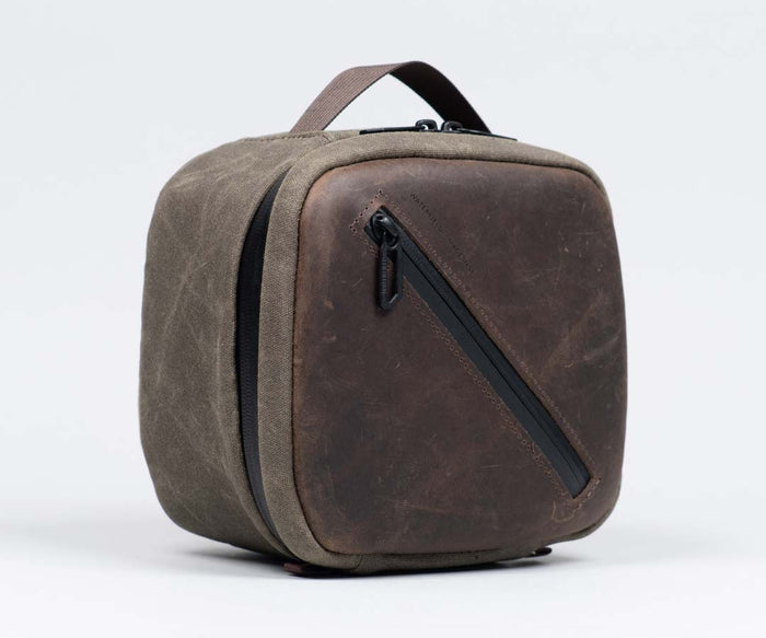Canvas + Chocolate Leather $179 / Simple Strap +$20