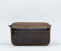 Compact $89 / Brown Waxed Canvas + Chocolate Leather