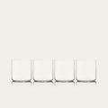 Short glasses pro glassware by Fable Home, shown in a clear finish. – #clear