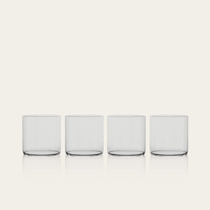 Short glasses pro glassware by Fable Home, featured in a smokegray color finish. – #smokegray