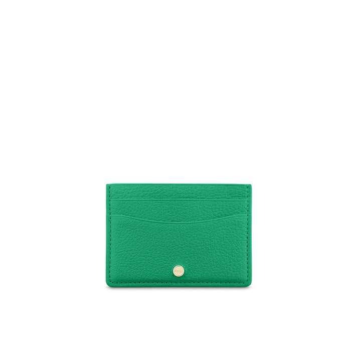 Signature Slip Card Holder in Pebble Grain Leather