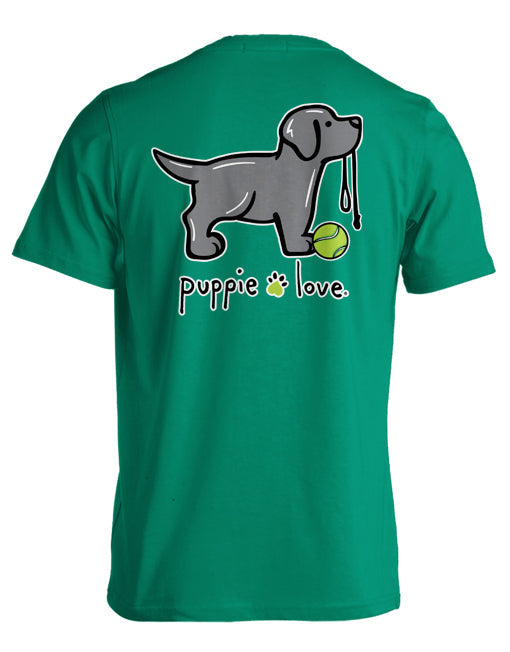 SILVER LAB PUP PUPPIE LOVE