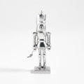 Silver Nutcracker Christmas Tree Ornament