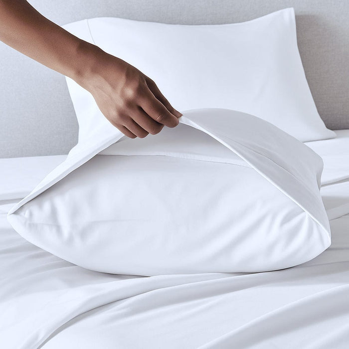 Silver Snow Leopard Pillowcase Set