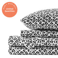 Silver Snow Leopard Sheet Set