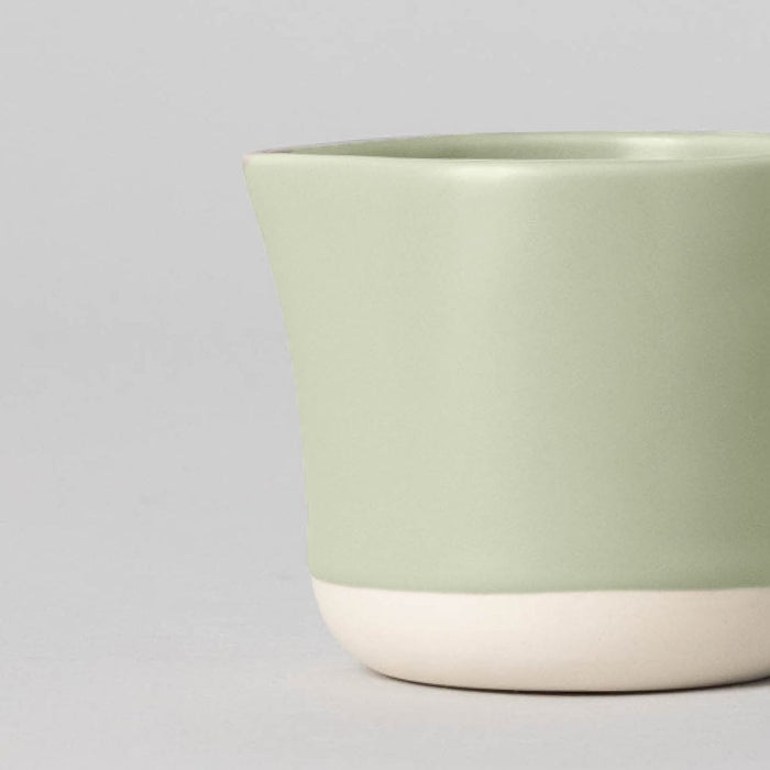 Small carafe drinkware by Fable Home, shown in a beachgrassgreen finish. – #beachgrassgreen