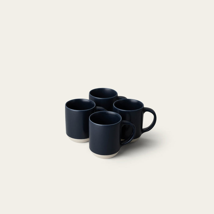 Small mugs drinkware by Fable Home, shown in a midnightblue finish. – #midnightblue