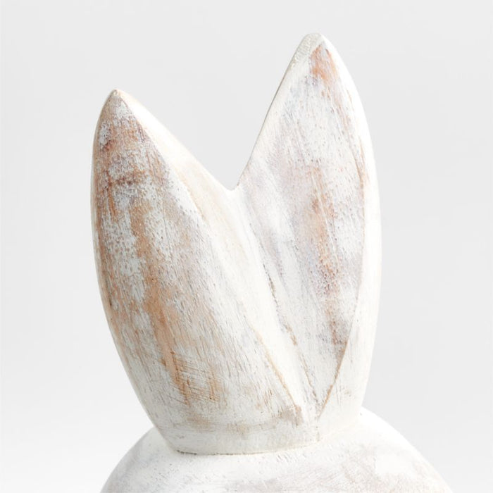 Small Wood Bunny 6"