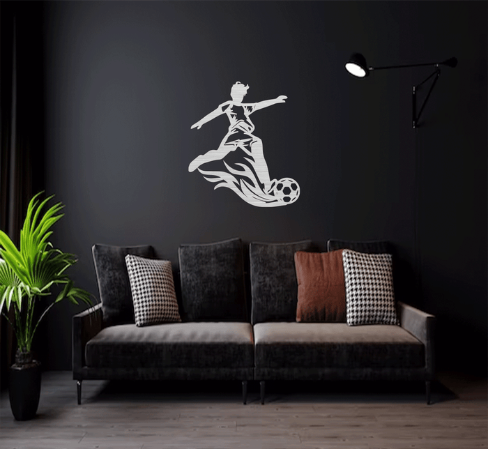 Soccer Metal Wall Art