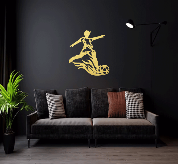 Soccer Metal Wall Art