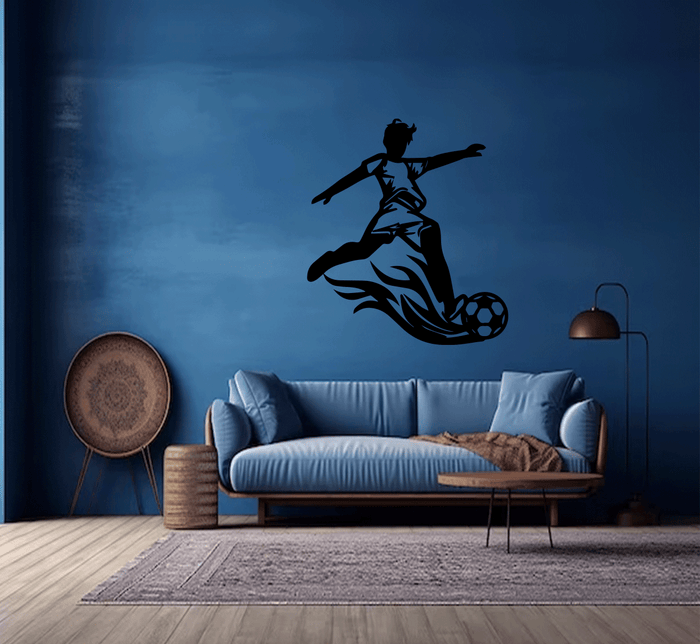 Soccer Metal Wall Art