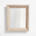 Solomon Rectangular Whitewashed Wood Wall Mirror