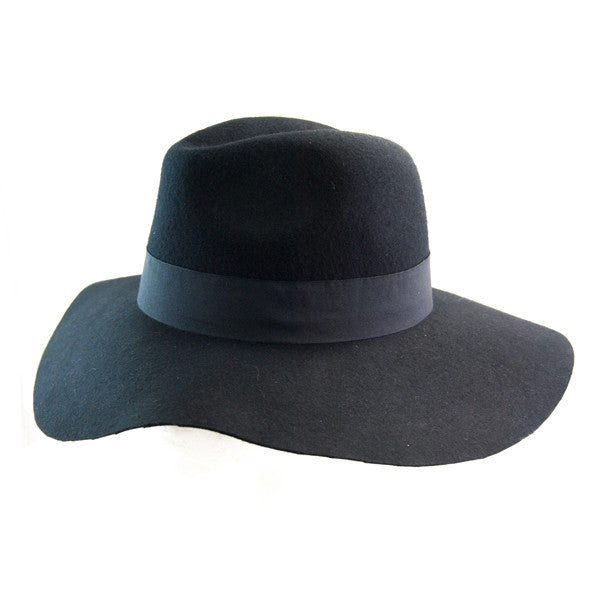 Something Special - Wool Felt Oversized Fedora Hat Side