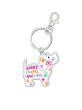SORRY I'M LATE PUP KEY RING PUPPIE LOVE